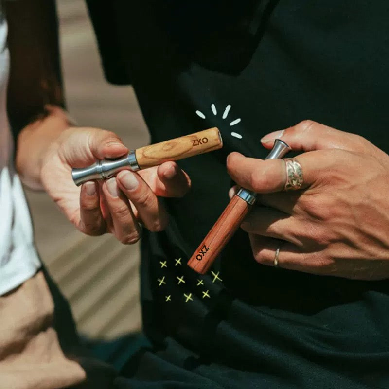 Fruit-Flavored Quit Smoking Stick - Nicotine-Free Cigarette Alternative in Walnut
