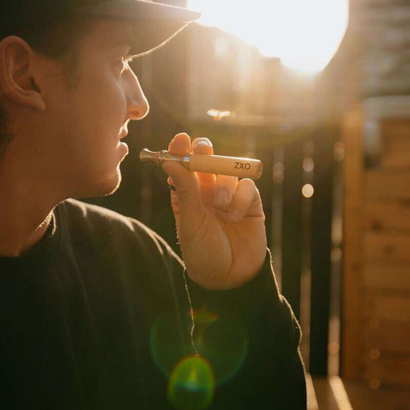 Fruit-Flavored Quit Smoking Stick - Nicotine-Free Cigarette Alternative in Natural Wood